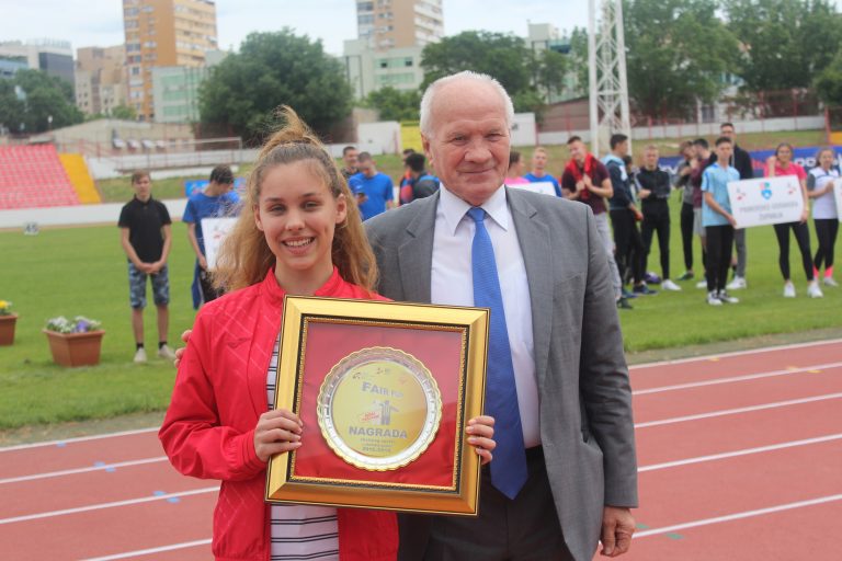 Helena Kožul, članica školskog sportskog društva Škoj, Srednje škole Blato iz Blata